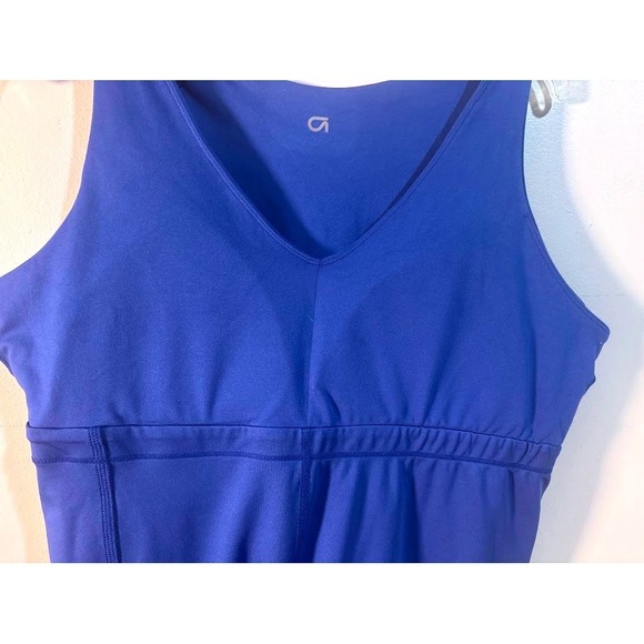 GapFit‎ Blue Active Tank Dress Size XL V-Neck Sleeveless Casual Athleisure NWT - Picture 9 of 9